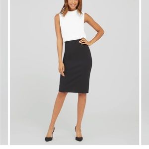 Spanx Perfect Black Pencil Skirt Size Small